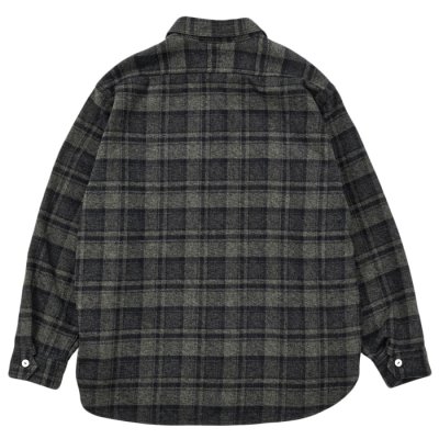 画像2: Post O'Alls（ポストオーバーオールズ）St.Louis 2（セント・ルイス2）”Haevy Flannel" / Mono（モノクロ）