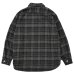 画像2: Post O'Alls（ポストオーバーオールズ）St.Louis 2（セント・ルイス2）”Haevy Flannel" / Mono（モノクロ） (2)