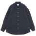 画像1: EVCON（エビコン）GRAPHCHECK TYPEWRITER L/S SHIRT（グラフチェックタイプライターロングスリーブシャツ） / D.NAVY （ダークネイビー） (1)
