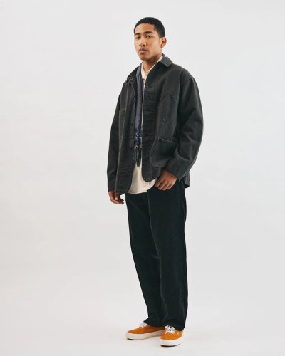 画像9: Post O'Alls（ポストオーバーオールズ）SWEETBEAR 3（スイートベアー 3）"W Flat Twill" / Charcoal（チャコール）