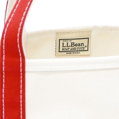 画像4: L.L.Bean（エルエルビーン）Boat&Tote Bag Open Top：Medium（ボートアンドトートバッグ オープントップ：ミディアム）/ Red（レッド）