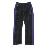 NEEDLES（ニードルズ）Narrow Track Pant（ナロートラックパンツ）"C/PE Velour" / Charcoal（チャコール）