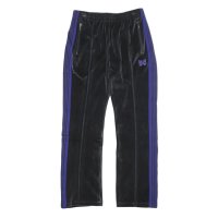 NEEDLES（ニードルズ）Narrow Track Pant（ナロートラックパンツ）"C/PE Velour" / Charcoal（チャコール）