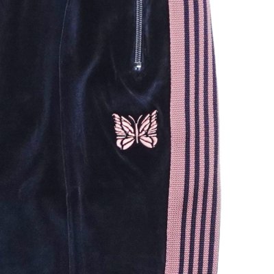 画像5: NEEDLES（ニードルズ）Narrow Track Pant（ナロートラックパンツ）"C/PE Velour" / Navy（ネイビー）