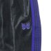 画像5: NEEDLES（ニードルズ）Narrow Track Pant（ナロートラックパンツ）"C/PE Velour" / Charcoal（チャコール） (5)