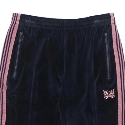 画像4: NEEDLES（ニードルズ）Narrow Track Pant（ナロートラックパンツ）"C/PE Velour" / Navy（ネイビー）