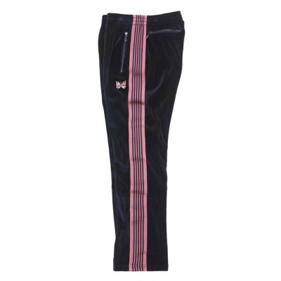 画像3: NEEDLES（ニードルズ）Narrow Track Pant（ナロートラックパンツ）"C/PE Velour" / Navy（ネイビー）