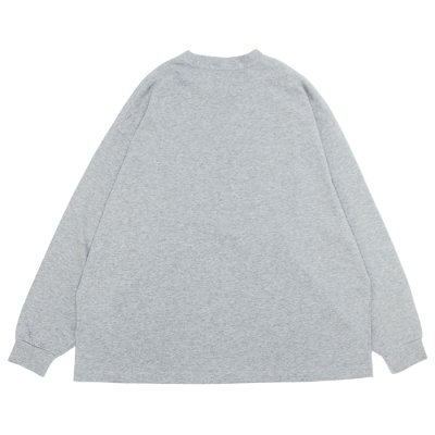 画像2: EVCON（エビコン）MARCERIZATION WIDE L/S TEE（マーセリゼーションロングショートスリーブTシャツ） / HEATHER GRAY（ヘザーグレー）
