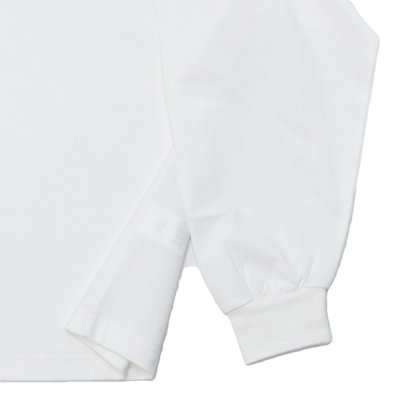 画像5: EVCON（エビコン）MARCERIZATION WIDE L/S TEE（マーセリゼーションワイドロングスリーブTシャツ） / White（ホワイト）
