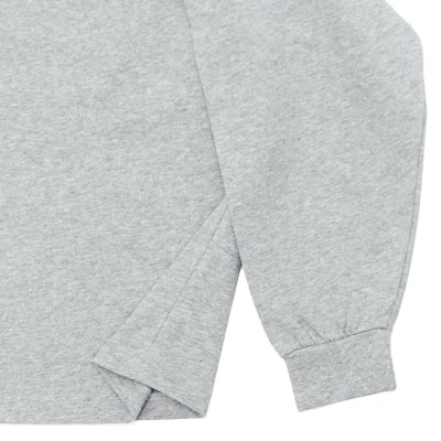 画像5: EVCON（エビコン）MARCERIZATION WIDE L/S TEE（マーセリゼーションロングショートスリーブTシャツ） / HEATHER GRAY（ヘザーグレー）