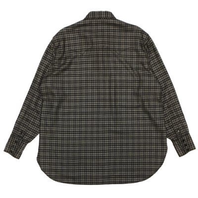 画像2: KAPTAIN SUNSHINE（キャプテンサンシャイン）Wool Plaid Cowboy Shirt（オールプレイドカウボーイシャツ）/ Brown（ブラウン）