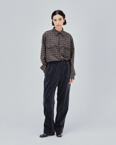 画像7: KAPTAIN SUNSHINE（キャプテンサンシャイン）Wool Plaid Cowboy Shirt（オールプレイドカウボーイシャツ）/ Brown（ブラウン）