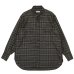 画像1: KAPTAIN SUNSHINE（キャプテンサンシャイン）Wool Plaid Cowboy Shirt（オールプレイドカウボーイシャツ）/ Brown（ブラウン） (1)