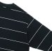 画像4: EVCON（エビコン）BORDER WIDE L/S TEE（ボーダーワイドショートスリーブTシャツ） / Black（ブラック） (4)