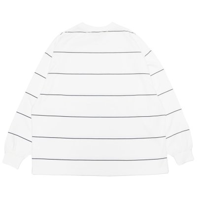 画像2: EVCON（エビコン）BORDER WIDE L/S TEE（ボーダーワイドショートスリーブTシャツ） / White（ホワイト）
