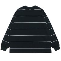 EVCON（エビコン）BORDER WIDE L/S TEE（ボーダーワイドショートスリーブTシャツ） / Black（ブラック）