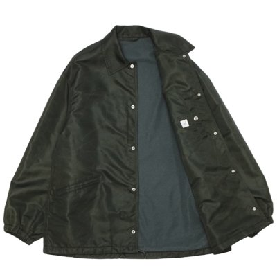 画像3: blurhms ROOTSTOCK（ブラームスルーツストック）Washed Nylon Coach Jacket（ウォッシュドナイロンコーチジャケット）/ Dark Olive（ダークオリーブ）