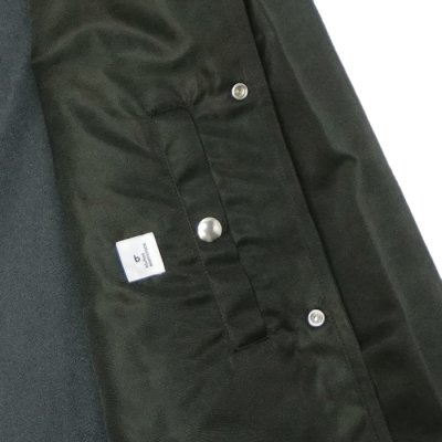 画像7: blurhms ROOTSTOCK（ブラームスルーツストック）Washed Nylon Coach Jacket（ウォッシュドナイロンコーチジャケット）/ Dark Olive（ダークオリーブ）