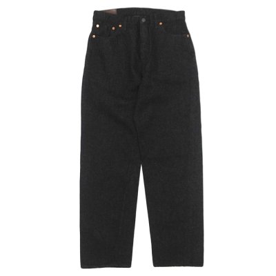 画像1: KAPTAIN SUNSHINE（キャプテンサンシャイン）5P Zipper Front Denim Pants（5ポケットジッパーフロントデニムパンツ）/ Black One Wash（ブラックワンウォッシュ）【裾上げ無料】