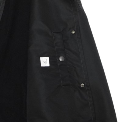 画像7: blurhms ROOTSTOCK（ブラームスルーツストック）Washed Nylon Coach Jacket（ウォッシュドナイロンコーチジャケット）/ Black（ブラック）