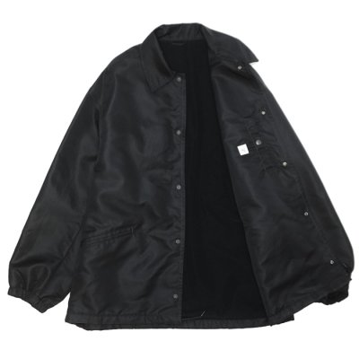 画像3: blurhms ROOTSTOCK（ブラームスルーツストック）Washed Nylon Coach Jacket（ウォッシュドナイロンコーチジャケット）/ Black（ブラック）