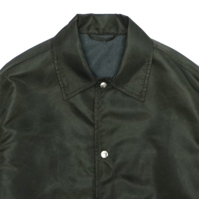 画像4: blurhms ROOTSTOCK（ブラームスルーツストック）Washed Nylon Coach Jacket（ウォッシュドナイロンコーチジャケット）/ Dark Olive（ダークオリーブ）