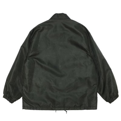 画像2: blurhms ROOTSTOCK（ブラームスルーツストック）Washed Nylon Coach Jacket（ウォッシュドナイロンコーチジャケット）/ Dark Olive（ダークオリーブ）