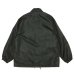 画像2: blurhms ROOTSTOCK（ブラームスルーツストック）Washed Nylon Coach Jacket（ウォッシュドナイロンコーチジャケット）/ Dark Olive（ダークオリーブ） (2)