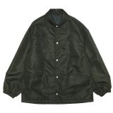 blurhms ROOTSTOCK（ブラームスルーツストック）Washed Nylon Coach Jacket（ウォッシュドナイロンコーチジャケット）/ Dark Olive（ダークオリーブ）
