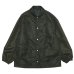画像1: blurhms ROOTSTOCK（ブラームスルーツストック）Washed Nylon Coach Jacket（ウォッシュドナイロンコーチジャケット）/ Dark Olive（ダークオリーブ） (1)