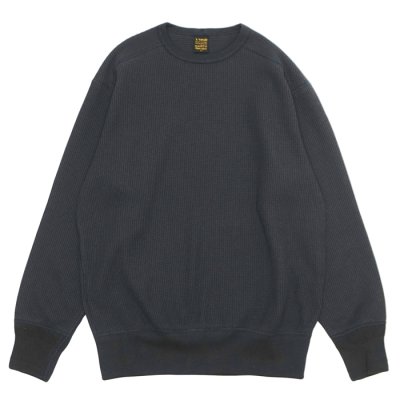 画像1: *A VONTADE（アボンタージ）Big Waffle Knit P/O（ビッグワッフルニットプルオーバー）/ Charcoal（チャコール）