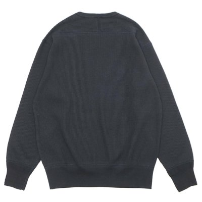 画像2: *A VONTADE（アボンタージ）Big Waffle Knit P/O（ビッグワッフルニットプルオーバー）/ Charcoal（チャコール）