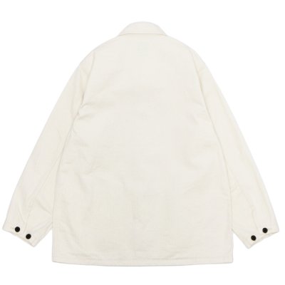 画像2: F.O.B FACTORY（エフオービーファクトリー）N-3 UTILITY JACKET（N-3 ユーティリティジャケット）”Cotton Herringbone Twill” / Ecru（エクリュ）