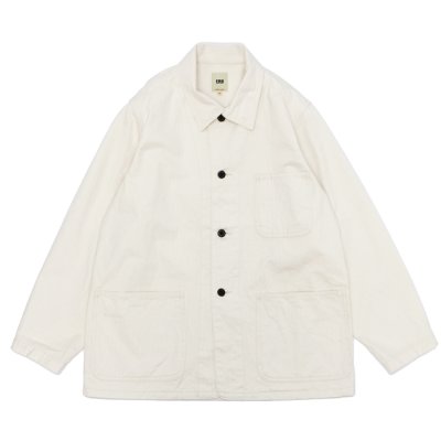 画像1: F.O.B FACTORY（エフオービーファクトリー）N-3 UTILITY JACKET（N-3 ユーティリティジャケット）”Cotton Herringbone Twill” / Ecru（エクリュ）