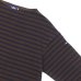 画像4: SAINT JAMES（セントジェームス）W's OUESSANT LOOSE（ウィメンズ・ウエッソン・ルーズ）"BORDER" / CHOCO×NAVY（チョコレートブラウン×ネイビー） (4)