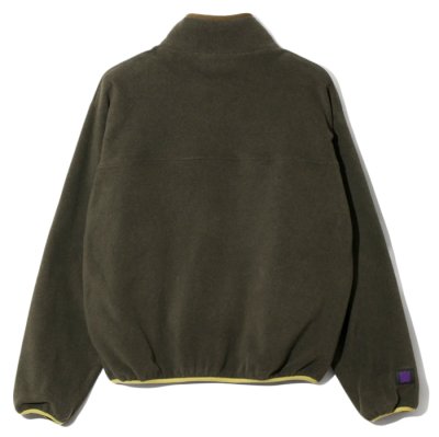 画像2: NEEDLES（ニードルズ）Between Snap Shirt（ビットウィーンスナップシャツ）"Poly Fleece" / Olive（オリーブ）
