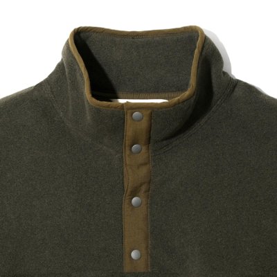 画像3: NEEDLES（ニードルズ）Between Snap Shirt（ビットウィーンスナップシャツ）"Poly Fleece" / Olive（オリーブ）