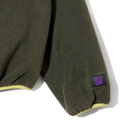 画像5: NEEDLES（ニードルズ）Between Snap Shirt（ビットウィーンスナップシャツ）"Poly Fleece" / Olive（オリーブ）