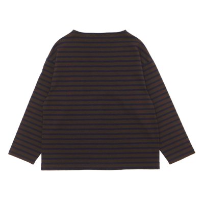 画像2: SAINT JAMES（セントジェームス）W's OUESSANT LOOSE（ウィメンズ・ウエッソン・ルーズ）"BORDER" / CHOCO×NAVY（チョコレートブラウン×ネイビー）