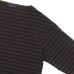 画像4: SAINT JAMES（セントジェームス）OUESSANT LOOSE（ウエッソン・ルーズ）"BORDER"/ CHOCO×NAVY（チョコレートブラウン×ネイビー） (4)