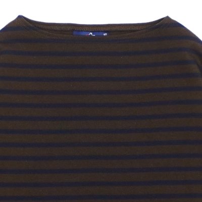 画像3: SAINT JAMES（セントジェームス）OUESSANT LOOSE（ウエッソン・ルーズ）"BORDER"/ CHOCO×NAVY（チョコレートブラウン×ネイビー）