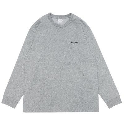 画像1: Marmot（マーモット）Crack L/S Tee（クラック ロングスリーブTシャツ）/ HZ,Gray（ヘザーグレー）