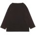 画像2: SAINT JAMES（セントジェームス）OUESSANT LOOSE（ウエッソン・ルーズ）"BORDER"/ CHOCO×NAVY（チョコレートブラウン×ネイビー） (2)