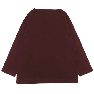 画像2: SAINT JAMES（セントジェームス）OUESSANT LOOSE（ウエッソン・ルーズ）"SOLID"/ GRENAT FONCE（ガーネット）