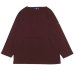 画像1: SAINT JAMES（セントジェームス）OUESSANT LOOSE（ウエッソン・ルーズ）"SOLID"/ GRENAT FONCE（ガーネット） (1)