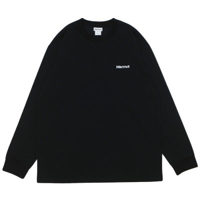 画像1: Marmot（マーモット）Crack L/S Tee（クラック ロングスリーブTシャツ）/ Black（ブラック）