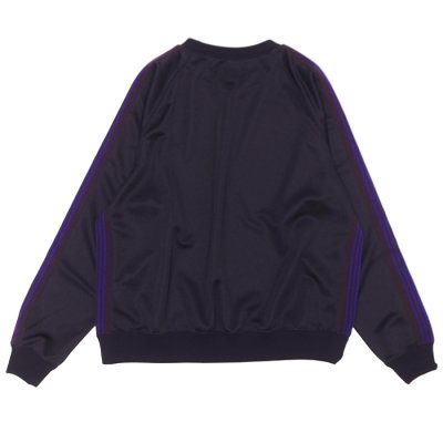 画像2: NEEDLES（ニードルズ）Track Crew Neck Shirt（トラッククルーネックシャツ）"Poly Smooth" / Purple（パープル）