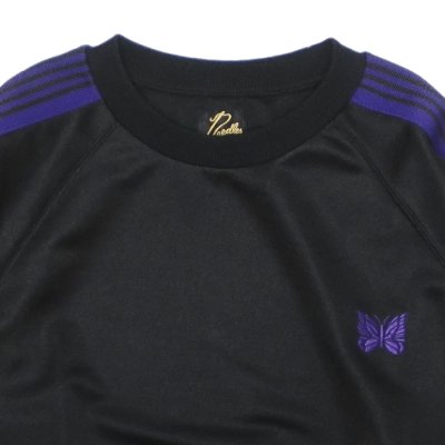 画像3: NEEDLES（ニードルズ）Track Crew Neck Shirt（トラッククルーネックシャツ）"Poly Smooth" / Black（ブラック）