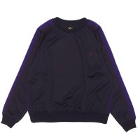 NEEDLES（ニードルズ）Track Crew Neck Shirt（トラッククルーネックシャツ）"Poly Smooth" / Purple（パープル）