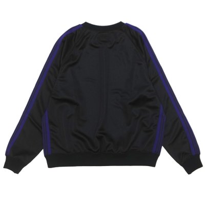 画像2: NEEDLES（ニードルズ）Track Crew Neck Shirt（トラッククルーネックシャツ）"Poly Smooth" / Black（ブラック）